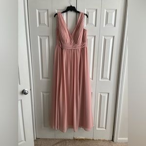 Revelry Kiera Dress in Blush, Size 16